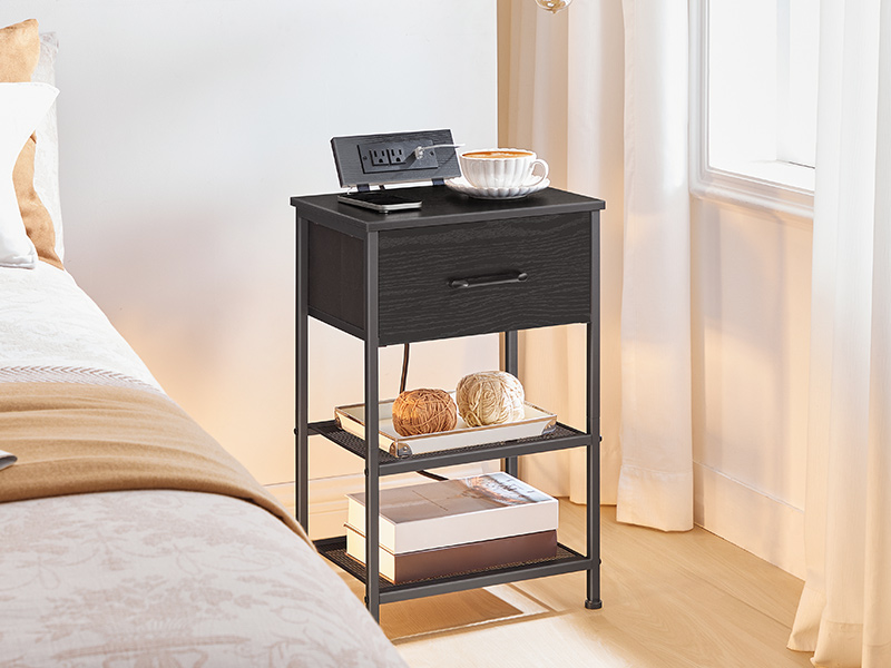  Nightstand with charging station