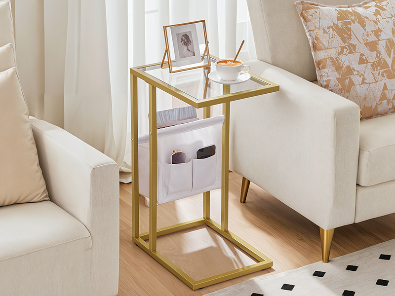 Gold Side Table