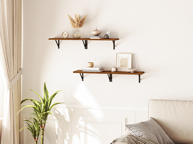 Wall-Mounted Storage Shelves