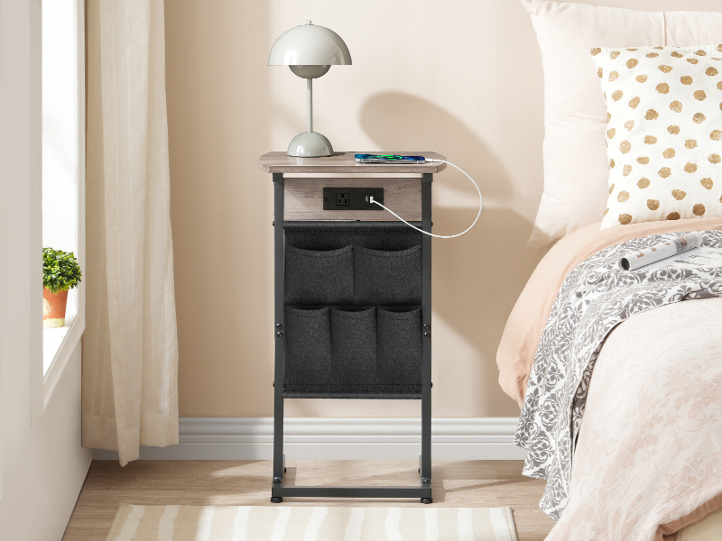 c shaped side table