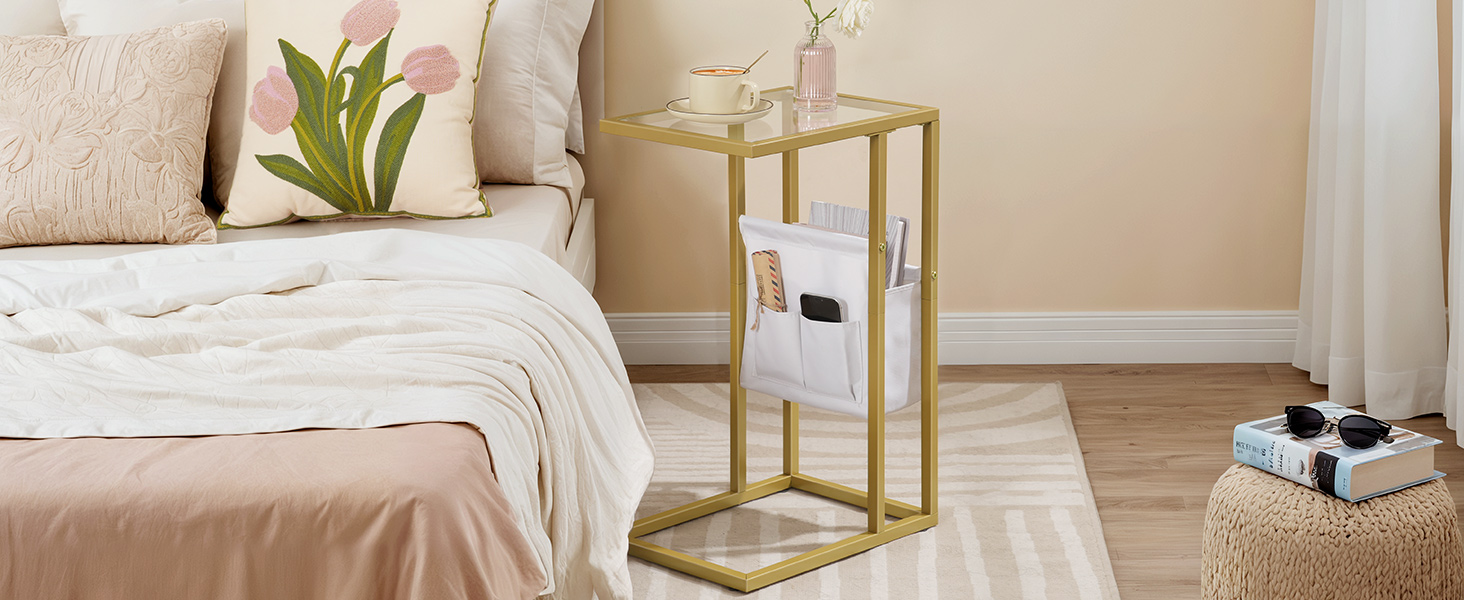 Gold Side Table