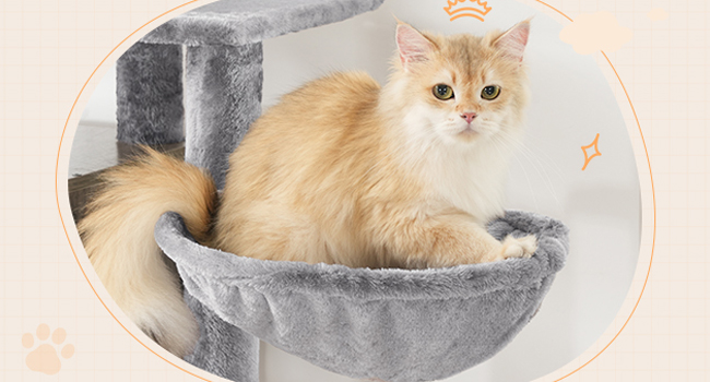 cat tree with litter box enclosure