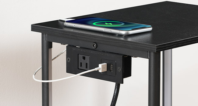 Nightstand with Charging Station