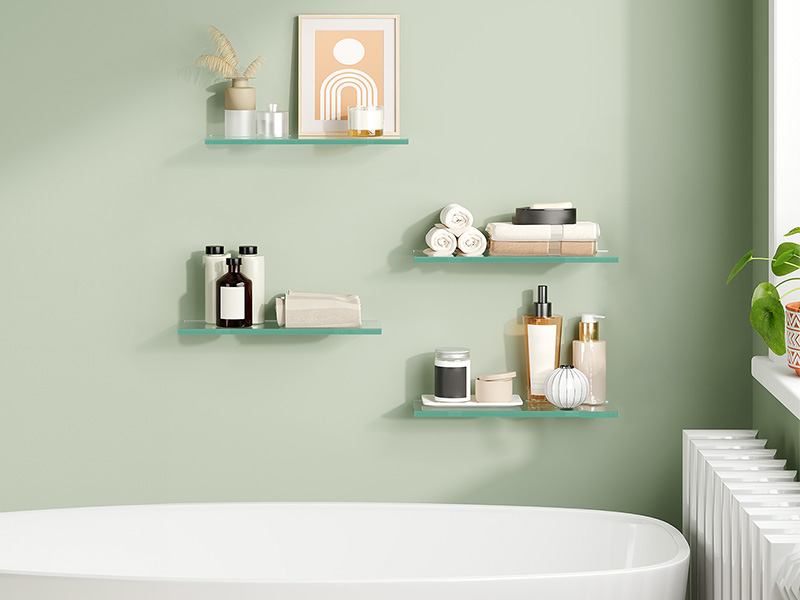 Wall Mounted Shelves Set of 2