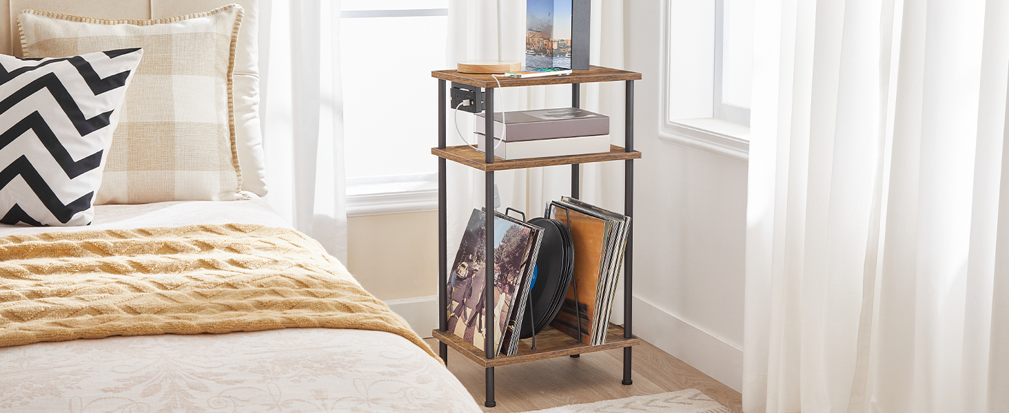  3-Tier Record Player Table