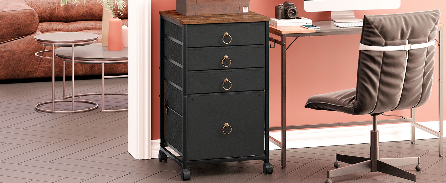 4-drawer chest dresser, dosya dolabı, mobile office cabinet