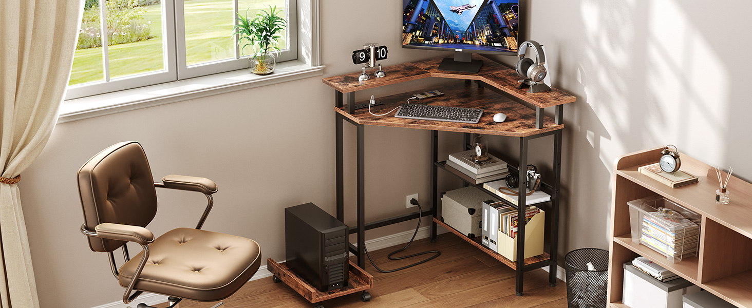 corner desk desk table computer desk corner gaming desk Small Computer Desk for Small Space